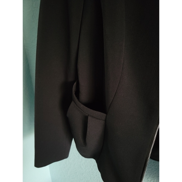 H&M | Zip-Up Collarless Blazer Jacket - Picture 6 of 10